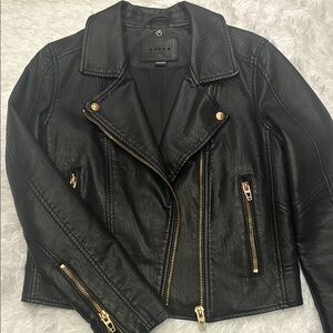 BLANK NYC Black Leather Jacket